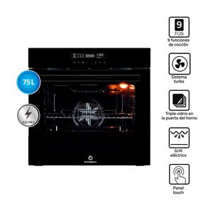 Horno Empotrable Indurama HEI-75V2NET 75L Eléctrico Negro