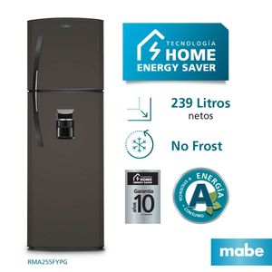 Refrigeradora Mabe 250L RMA255FYPG Grafito