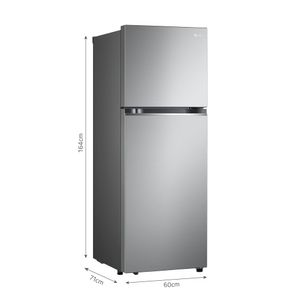 Refrigeradora LG GT31BPP 315L Door Cooling Top Freezer Plateada