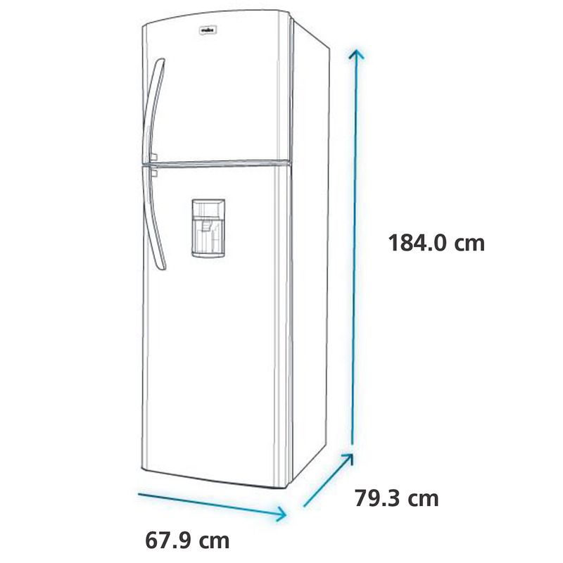 Refrigeradora-Mabe-RMP425FJPC-405L-Negro