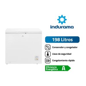 Congeladora Indurama 198L CI-220BL Blanca