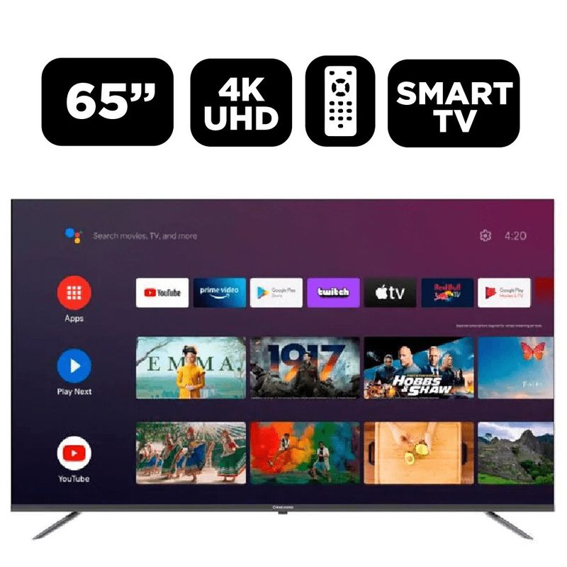Televisor-Smart-UHD-4K-Indurama-65-pulgadas-65TIKGFUHD4K