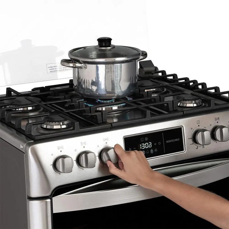 Cocina-Gas-Indurama-MONTECARLO-ZAFIRO-30--Croma-5-Hornillas