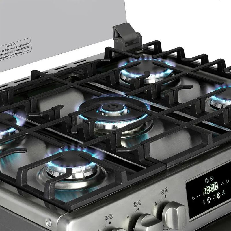 Cocina-Gas-Indurama-MONTECARLO-ZAFIRO-30--Croma-5-Hornillas