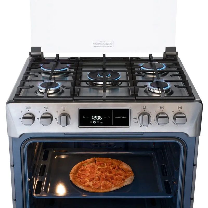 Cocina-Gas-Indurama-MONTECARLO-ZAFIRO-30--Croma-5-Hornillas