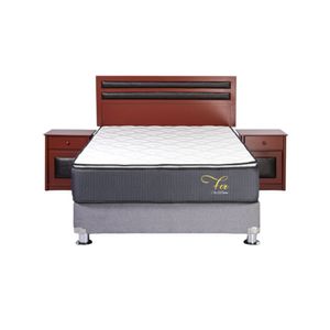 Dormitorio Daguvas: Colchón 1.5 plz + Base + Cabecera