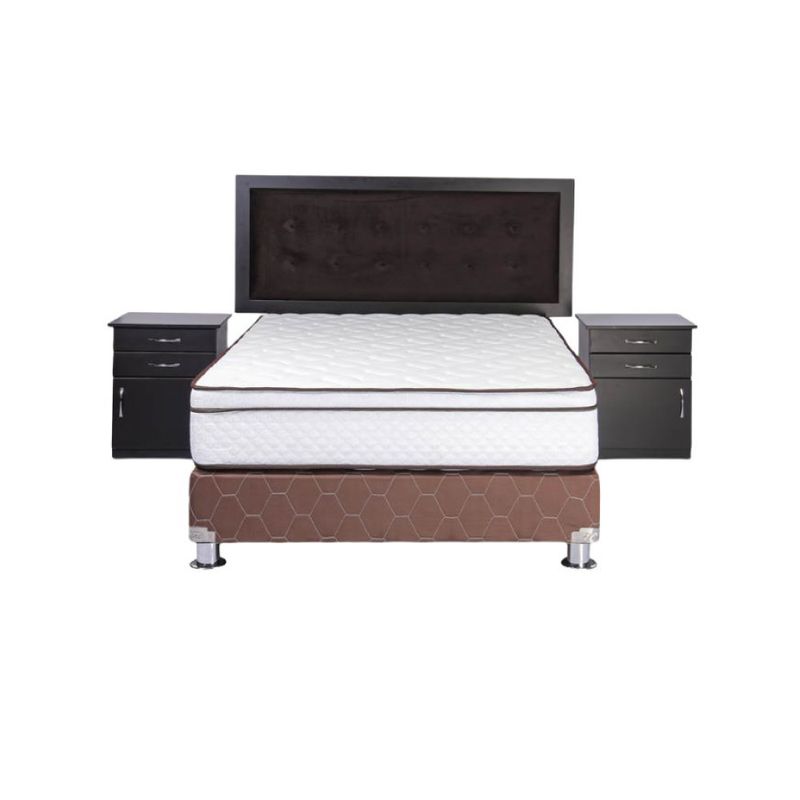 Dormitorio-Savama-Colchon-2-plz-Base-Cabecera-2-Veladores