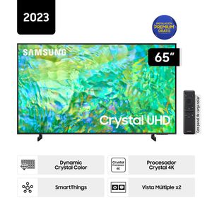 Televisor Smart UHD 4K Samsung 65 pulgadas Led UN65CU8000GXPE