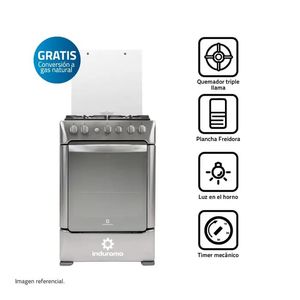 Cocina Gas FLORENCIA ZAFIRO 24" Croma 4 Hornillas