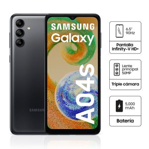 Celular 4G Samsung A04s 4GB 64GB 50mp Negro