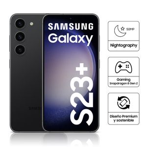 Celular 5G Samsung Galaxy S23+ 8GB 256GB 50mp Negro