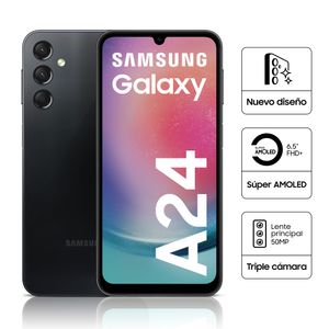 Celular 4G Samsung Galaxy A24 4GB 128GB 50MP Negro