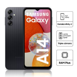 Celular 4G Samsung A14 4GB 128GB 50mp Negro