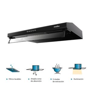 Campana Extractora Mabe 60cm CMU6020PB0 Inox
