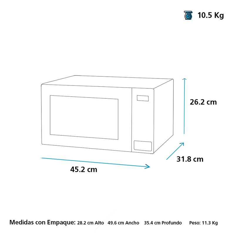 Horno-Microondas-Mabe-HMM20PEE-Blanco-20L