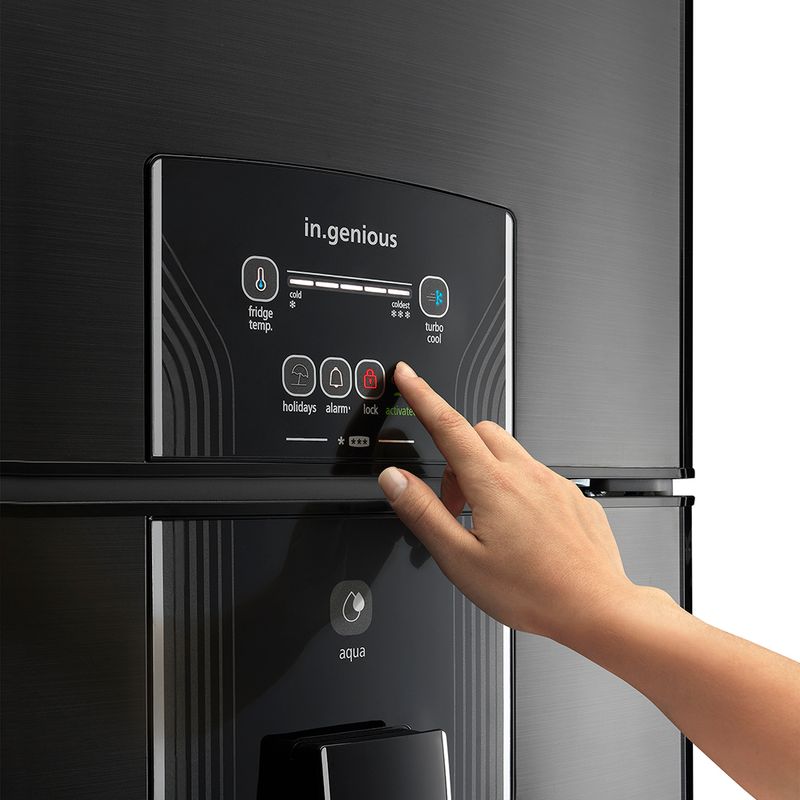 Refrigeradora-Mabe-391L-RMP410FZPC-Black-Steel