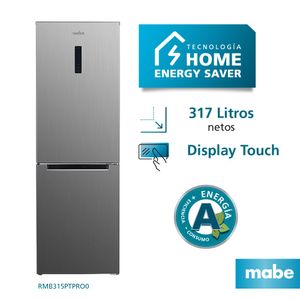 Refrigeradora Mabe 317L RMB315PTPRO0 Inox