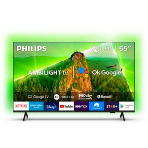 Televisor Smart UHD 4K Ambilight Philips 55 pulgadas Google TV 55PUD7908