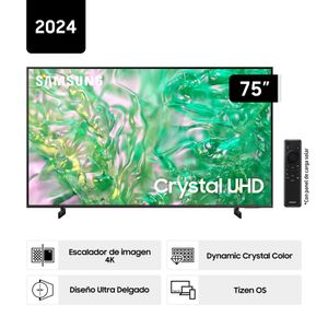 Televisor Smart UHD 4K Samsung 75 pulgadas UN75DU8000GXPE