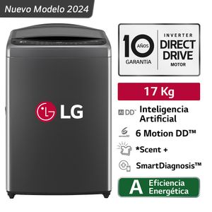 Lavadora Automática LG WT17BV6T 17kg Negro