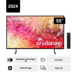 Televisor Smart UHD 4K Samsung 55 pulgadas UN55DU7000GXPE