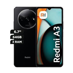 Celular Xiaomi Redmi A3 6.7 3GB 64GB 8MP Negro