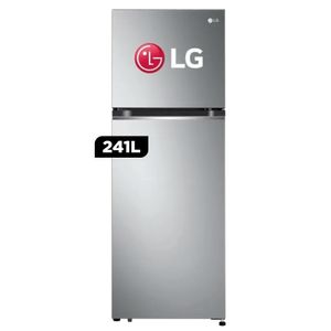 Refrigeradora LG GT24BPP 241L Door Cooling Top Freezer Plateada