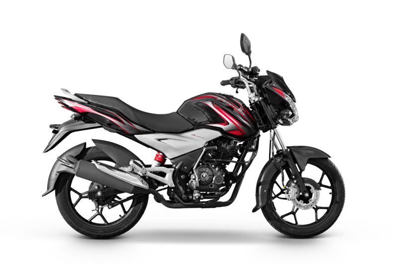 Moto-Bajaj-Discover-125-ST-Negro-Rojo