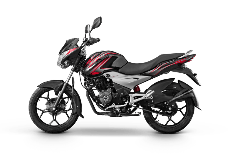 Moto-Bajaj-Discover-125-ST-Negro-Rojo