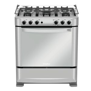 Cocina Gas Mabe CMP7640FX0 30" Inox 5 hornillas