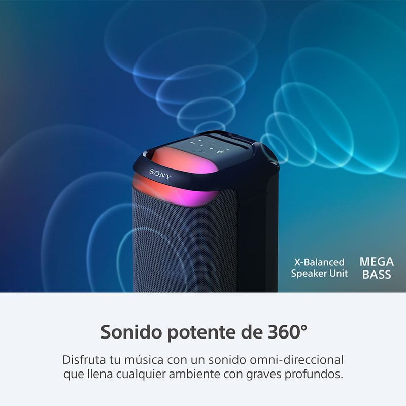 Parlante-Bluetooth-Sony-SRS-XV800-Mega-Bass