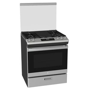 Cocina a Gas General Electric EG7686SSC0 30" Inox