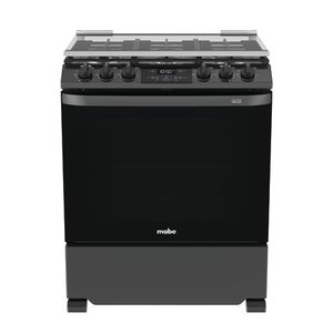 Cocina a Gas Mabe EMH7614DATBS0  30" Black Slate