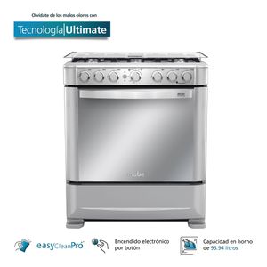 Cocina a Gas Mabe CMP7630FX0 Inox