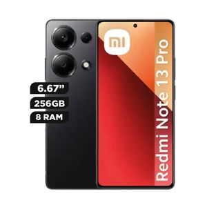 Celular Xiaomi Redmi Note 13 PRO 6.67" 8GB 256GB 200MP Negro