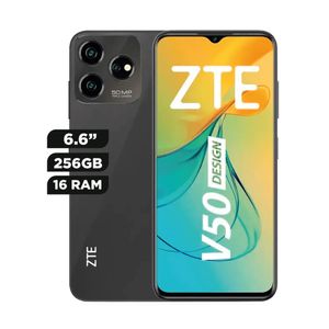 Celular ZTE V50Design 6.6" 16GB 256GB 50MP Negro