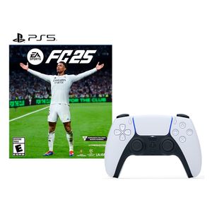 Mando Ps5 Dualsense White Amer (Lb) + Juego Ea Sports Fc 25 - Latam Ps5