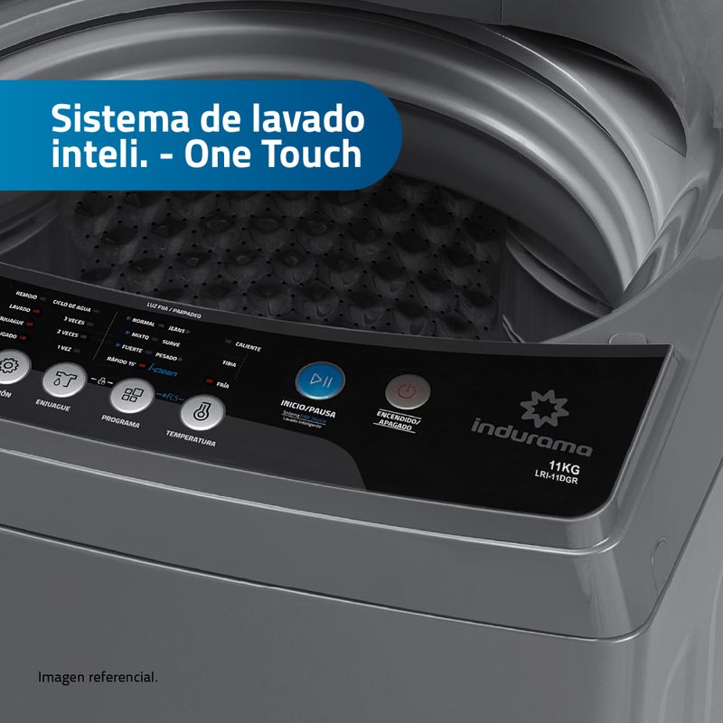 Lavadora-Automatica-Indurama-LRI-11DGR-11kg-Gris-Oscuro
