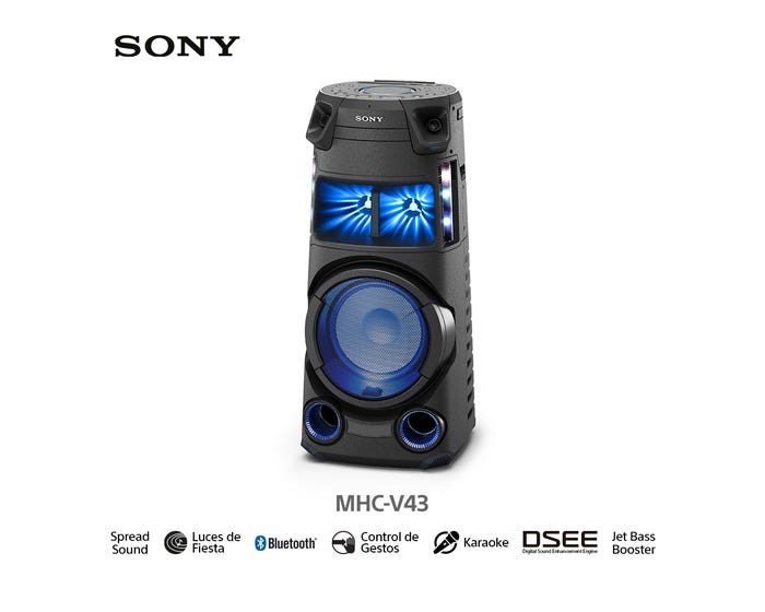 Equipo-de-Sonido-Sony-MHC-V73D--M-LA9-Bluetooth-Negro