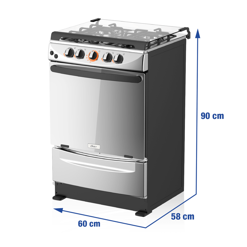 Cocina-a-Gas-Oster-OS-PGSGMICA24HSGM-24--4-Hornillas-Gris
