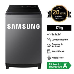 Lavadora Automática Samsung WA17CG6441BDPE 17kg Silver