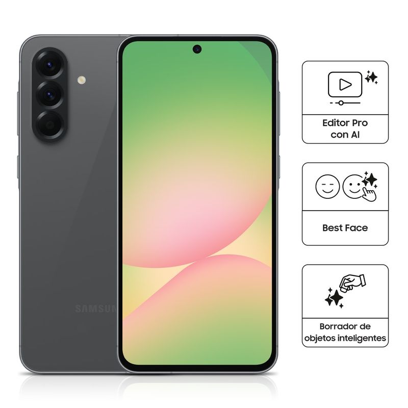 Celular-5G-Samsung-Galaxy-A56-SM-A566EZKBLTP-8GB-128GB-50MP-Negro