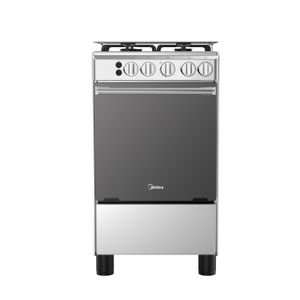 Cocina a Gas Midea MGS20F0LJAGG-PE 20" 4 hornillas Gris