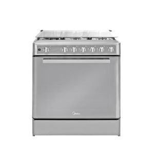 Cocina a Gas Midea MGS30F2LCCWSS-PE 30’’ 5 Hornillas Acero Inoxidable