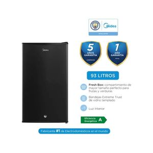 Frigobar Midea 93L MDRD142FGR30PE S/D Negro