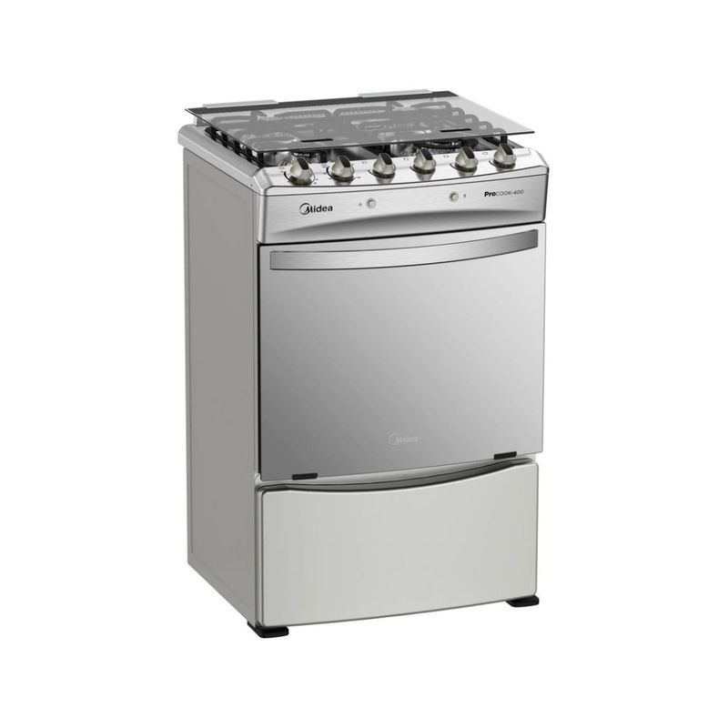 Cocina-Gas-Procook-MGS24FS2LBBMSS-PE-24--4-hornillas-Acero-Inox