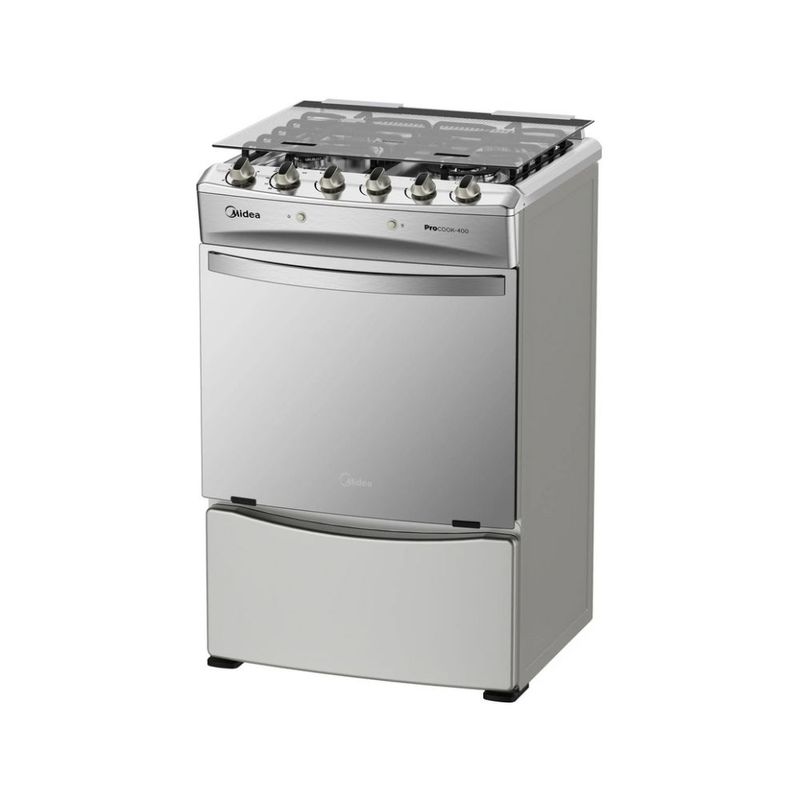 Cocina-Gas-Procook-MGS24FS2LBBMSS-PE-24--4-hornillas-Acero-Inox