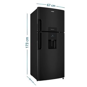 Refrigeradora No Frost Mabe 382L RMP415GPG S/D Grafito