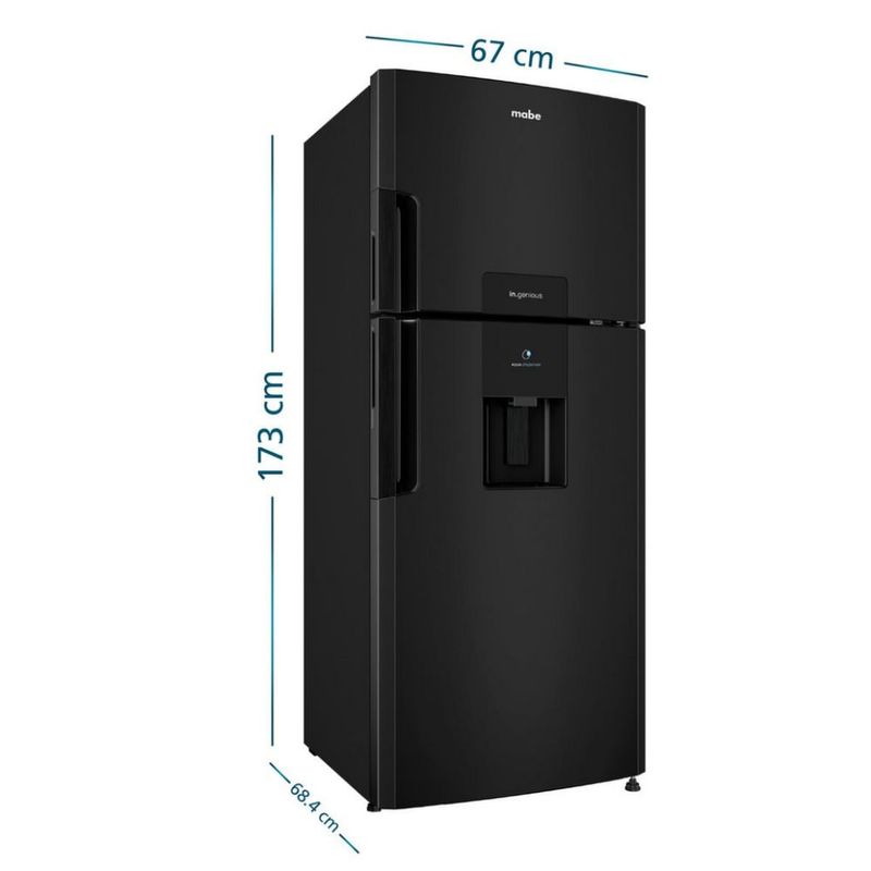 Refrigeradora-No-Frost-Mabe-382L-RMP415GPG-S-D-Grafito