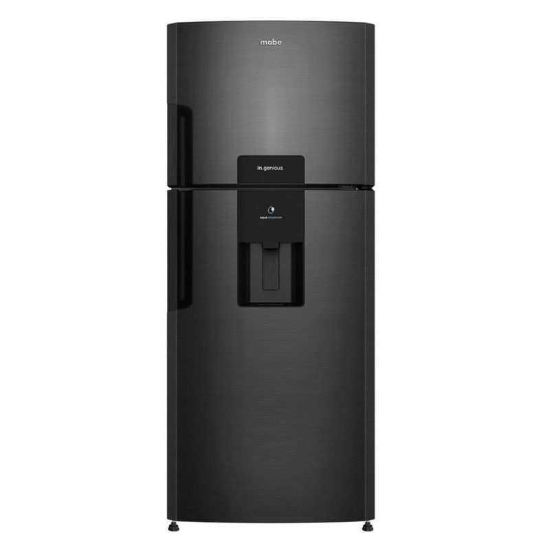 Refrigeradora-No-Frost-Mabe-382L-RMP415YPC-S-D-Black-Steel